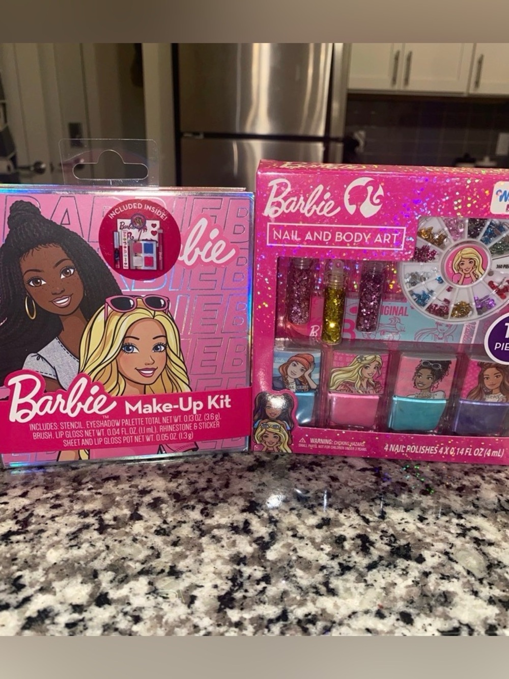 Barbie Pink Nail and Make-Up Kit